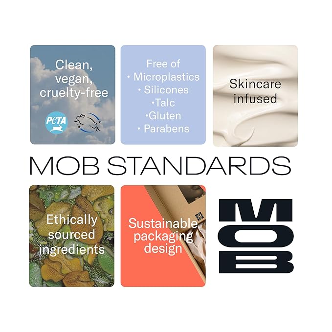 MOB Beauty Smooth Precision Waterproof Lip Liner M159 Cool-Toned Taupe – Long-Wearing, Glide-On Formula with 100% Natural Ingredients, Vegan and Cruelty-Free, Plastic-Free Formula and Packaging