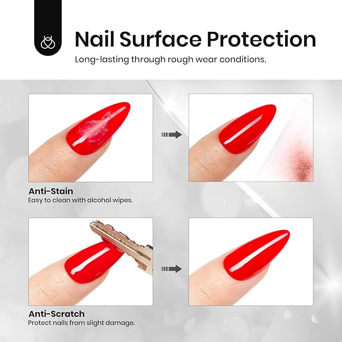 Beetles Extra Glossy No Wipe Gel Top Coat, 2 Pcs 15ml Super Shiny Clear Glossy Top Coat Gel Nail Polish, Soak Off Uv Nail Lamp Nail Salon Manicure DIY Home Gifts for Women