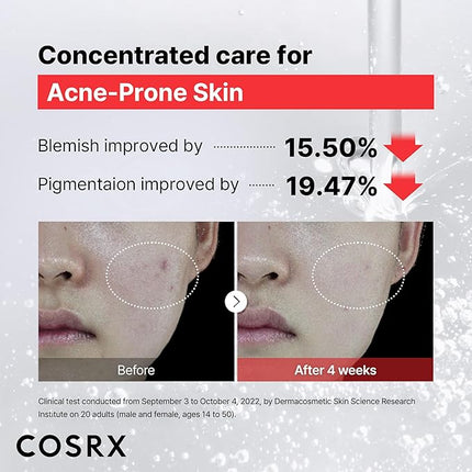 COSRX 15% Niacinamide Face Serum, 0.67 fl oz, Pore Minimizer Serum for Face, Even Skin Tone, Korean Skin Care