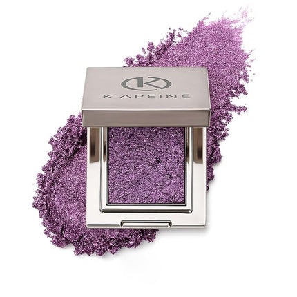 K'APEINE Purple Glitter Eyeshadow, Single Shimmer Eyeshaow Highlighter Sparkling Metallic Makeup Palette High Pigment Eye Shade Blendable Waterproof for Everyday Special Occasions (0.141 oz)-08#