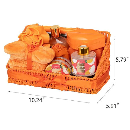 Valentines Day Gifts for Women Gift- 23-Piece Bath & Body Gift Basket Set for Women, Bath Gift Set, Spa Gift Baskets | Mothers Day Gifts for Mom, Christmas, Birthday Gift, All Occasion Present for Her