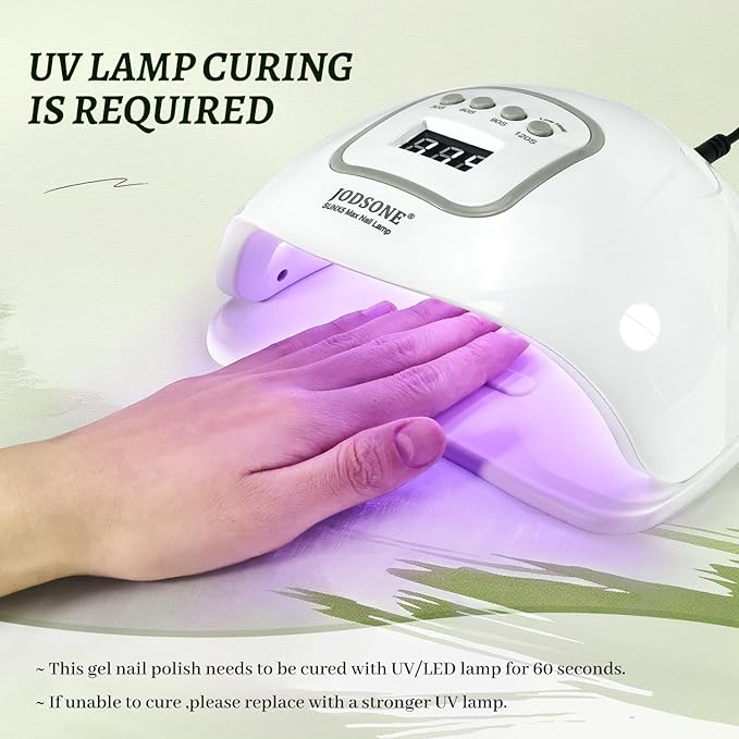 JODSONE 3Pcs 10ml Top Coat Base Coat Builder Gel Set – No Wipe Gel for Strengthening Thickening and Nail Extension Requires U V Lamp Curing