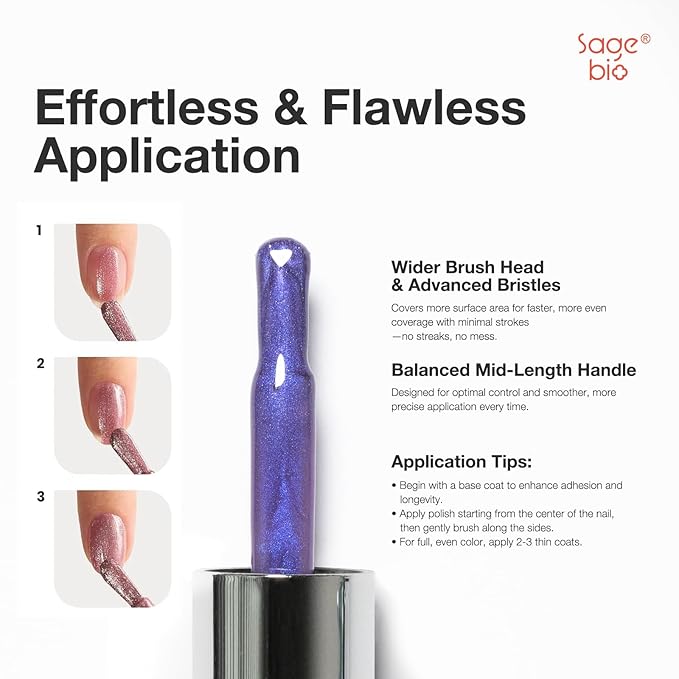 15ml Cat Eye Gel Nail Polish with Magnet Shimmer Glass Bead Effect 12