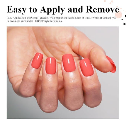 Imtiti Gel Nail Polish, 15ml Neon Pink LED Gel Polish, DIY at Home Salon Manicure Gift