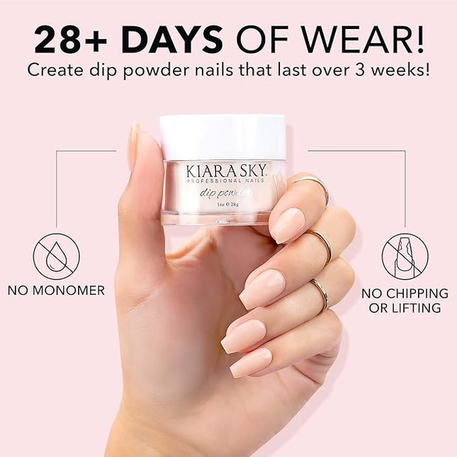 Kiara Sky Dip Powder Pink Tones 1 oz, Rag Doll