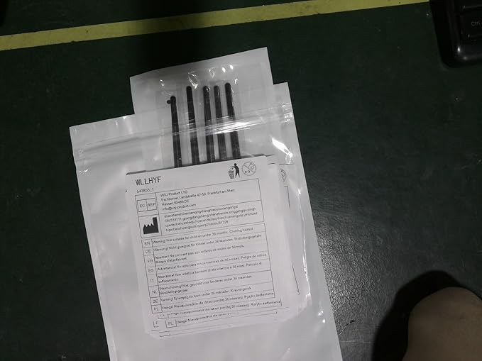 5Pcs Angled Eyeliner Brush, Fine Slanted Flat Angle Eye Liner Eyebrow Brush Eye Makeup Brush Soft Fibers Synthetic Bristles Eye Makeup Tool