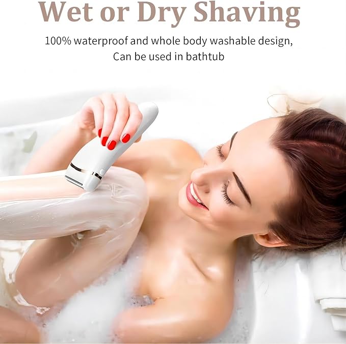 Legs Shaver, Womens Facial Hair Shaver with LED Lights, Can Painlessly Remove Body Hair