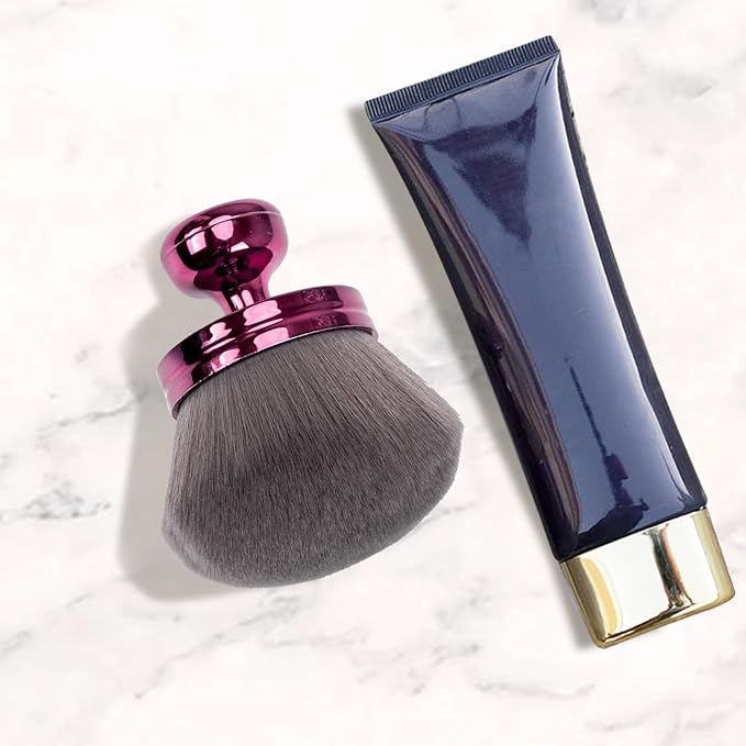 Extra Large Body Makeup Brush for Self Tanner: 2025 75mm Blend and Blur Body Kabuki Brush - Blending Applicator for Self Tanning, Leg Makeup & Bronzer Blend - Durable Soft Bristles