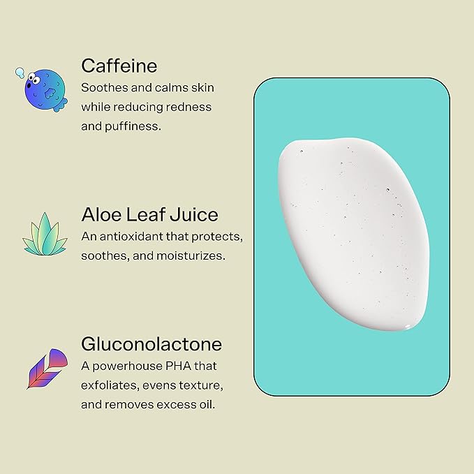 Bubble Skincare Slam Dunk Face Moisturizer for Dry Skin (50ml) + Fresh Start Exfoliating Gel Cleanser (50 ml)