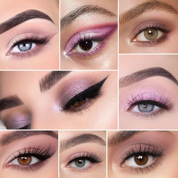 16Colors Light Beige Coral Brown Basics Matte Eyeshadow Palette,Eye Shadow Travel Makeup Palette all in one Long Lasting Waterproof,Great for Travel Gift Kit