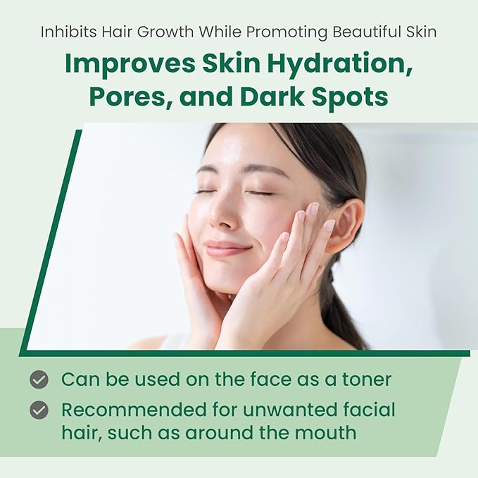 Hair Minimizing Lotion for Full Body with Pineapple and Soymilk, Made in Japan, 3.52 FL. OZ