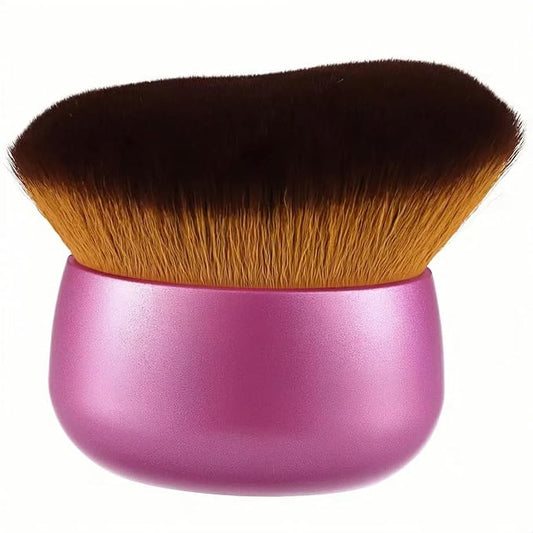 Blend & Blur 75mm Body Kabuki Brush - For Self Tanner, Body Bronzer & Foundation | Face/Back Multitool | Wet/Dry Use (Pink)