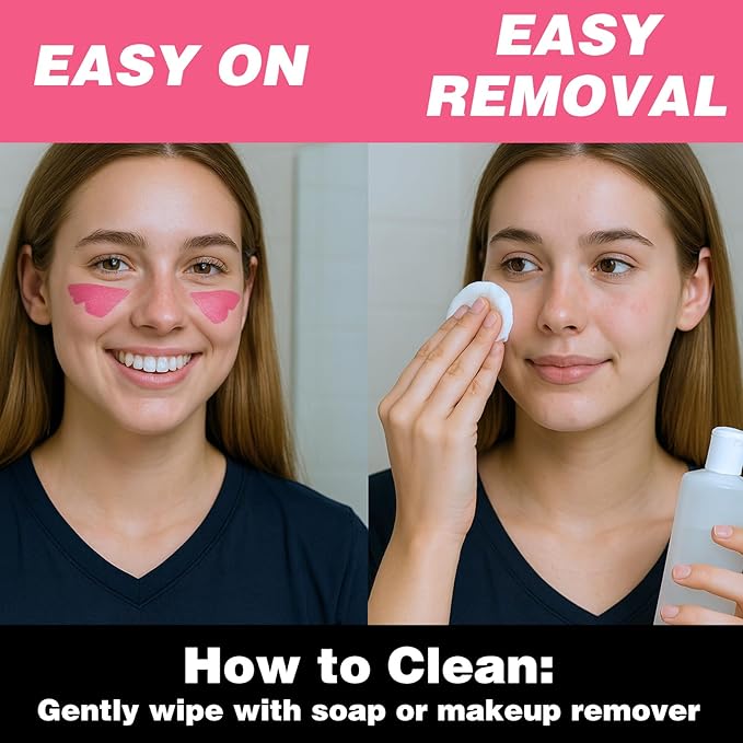 5PCS Pink Out Eye Black Stick, Under Eye Sports Face Paint for Football, Baseball, Softball – Oil Based Face Painting Kit for Halloween Makeup Costume Cosplay Parties