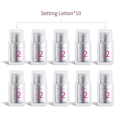 2024 Upgraded Fast Perm Lash Lift Kit Eyelash Perm Kit Eyelash Fixation Lotion (Quantity: 10 Packs)