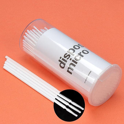 i-Laesh 400 Pcs Lashes Disposable Micro Applicators Brush, Microswabs for Eyelash Extensions, Lint Free Micro Brushes