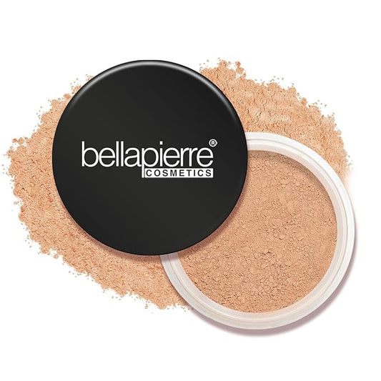 Bellapierre Mineral Foundation SPF 15 – Loose Powder Foundation, Full Coverage Mineral Makeup with Matte Finish – Vegan, Cruelty Free, Hypoallergenic, Oil & Talc Free – 0.32 oz - Mocha