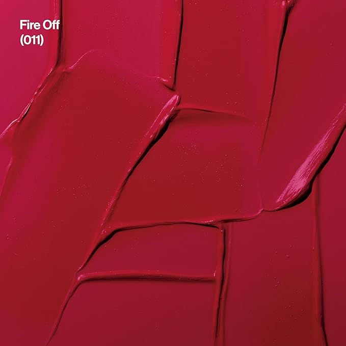 Revlon ColorStay Limitless Matte Liquid Lipstick, Vegan Formula, No-Budge, Longwear Lip Color, Long Lasting, Lightweight/Comfortable, Waterproof, 011 Fire Off, 0.17 fl oz