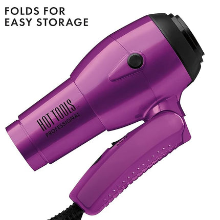 Hot Tools Pro Artist 1875W Ionic Compact Hair Dryer | Lightweight, Perfect for Travel