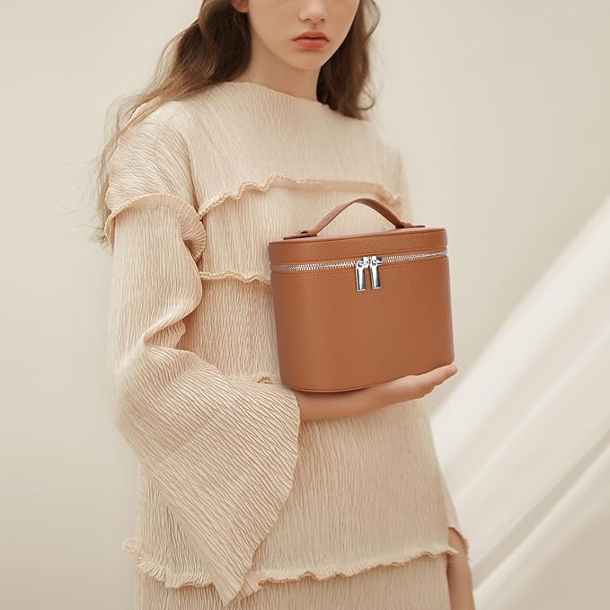 YFGBCX Makeup Bag Vanity Case with Removable Divider Travel Toiletry Bag Portable Cosmetic Bag Makeup Organizer Case