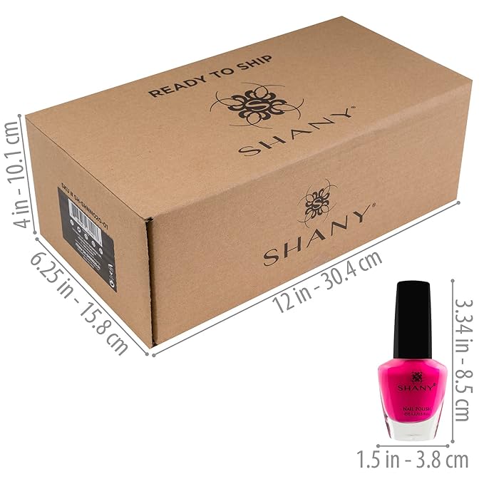 SHANY Cosmopolitan DIY Nail Polish set - Nail Lacquer Quick Dry, Full Size, Vibrant, Colorful, Trendy, Glitter, Glossy, Metallic, Matte Nail Art Nail Shades - 24 Colors Nail Polish Bulk