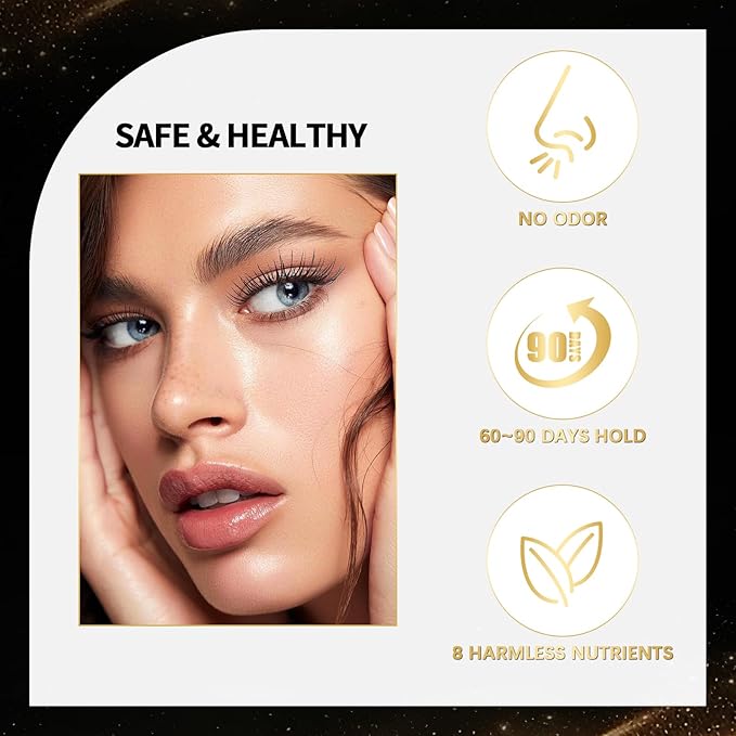 Lash Lift Kit - Plant Extract Eyelash Lift Kit, Professional Salon Grade Perm & Fixation Lotion, Harmless and Long-Lasting Precise Press Bottle Eyelash Perm Kit(Each lotion for 5ml) by DONG RHYME