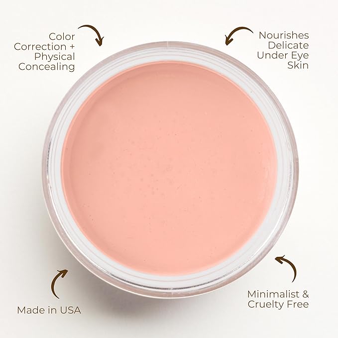 Wide Awake Dark Circle Concealer for Sensitive Skin – Lightweight Mineral Corrector Neutralizes Under Eye Darkness – Cruelty Free, Clean Makeup, Long Lasting Natural Coverage - 5g