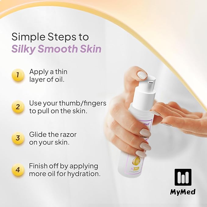 Dermaplane Oil with Jojoba & Vitamin E for Smooth, Radiant Skin - 1.70 Fl Oz Dermaplaning Oil, All-Natural, for Dermaplaning, Perfect for Sensitive Skin For Women