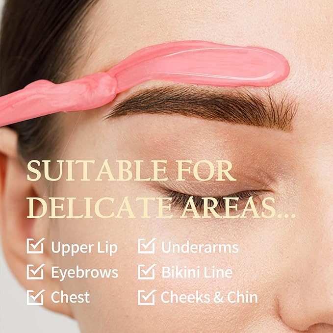 Maxpearl Hard Wax Beads, Pack of 3 Hair Removal Wax Beans Refill - Gentle Rose Formula for Senstive Skin, Brazilian Waxing, Face, Eyebrows, Underarms, Bikini, Legs and More, 10.5oz (Pink)