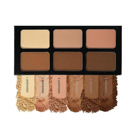 Kokie Cosmetics Powder Contour Kit, Deep/Dark, 0.96 Ounce