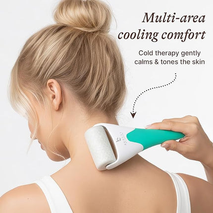 Ice Roller for Face - Smoothes Fine Lines & Wrinkles, Face & Eye Roller for Puffy Eyes, Valentines Day Gifts, Skin Care Massager, Beauty Gift That Helps Relieve Migraines, Facial & Spa Gifts for Women