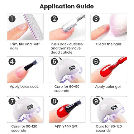 RARJSM Hunter Green Gel Polish, Emerald Green Nailpolish Soak Off UV LED ForestGreen Nail Gel Polish Nail Art Starter Manicure Salon DIY at Home