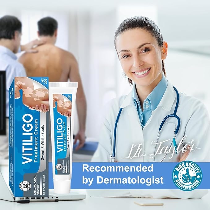 Vitiligo Cream, Natural Vitiligo Treatment Cream for Skin Vitiligo, Suitable for Skin Vitiligo, Leukoplakia, Suitable for Men and Women