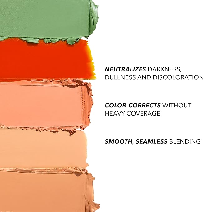 Cover FX Correct Stick Peach Color Corrector Concealer - Peachy: Neutralize Darkness & Discoloration (Medium to Tan Skin Tones) - Creamy Lightweight Full Coverage