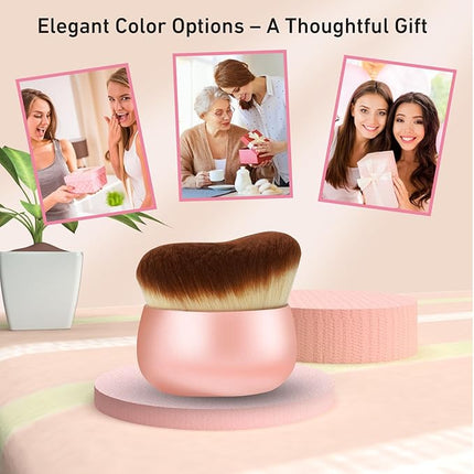 Extra Large Body Makeup Brush,Kabuki Brush for Self Tanner, Suitable Forface and Legs, Foundation, Bronzer, Powder, Ultra Soft and Dense Bristles for Quick Makeup Application