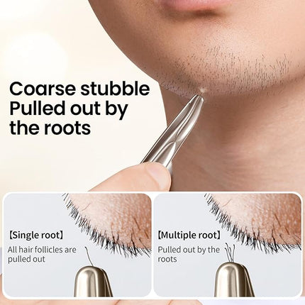 Eyebrow Tweezers for Women-1 Pack (Round)