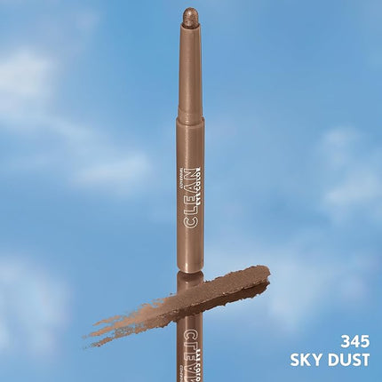 CoverGirl Clean Eye Color, Sky Dust, Eyeshadow Sticks, Ultra Creamy Formula, Lightweight, Buildable Formula, Lasts All Day, Smudge-Proof, 0.05oz