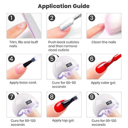 RARJSM Cotton Candy Gel Nail Polish Kit, Pastel Gelpolish Macaron Colors Collection Pink Purple Yellow Green Blue Nail Polish Set, 6PCS 7.5ML Spring Summer Color Gel Nail Polish,Curing Required