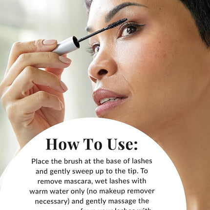 DHC Mascara Perfect Pro Double Protection, Water Resistant Lengthening Mascara, Tubing Technology, All-day wear, Black