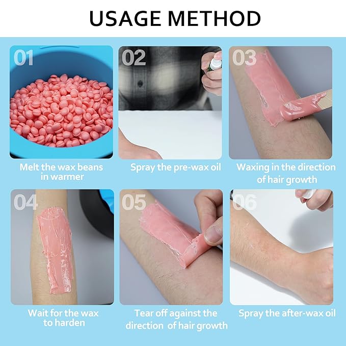 Digital Wax Warmer Machine for Hair Removal, Professional Wax Heater for Women and Men Body Waxing at Home