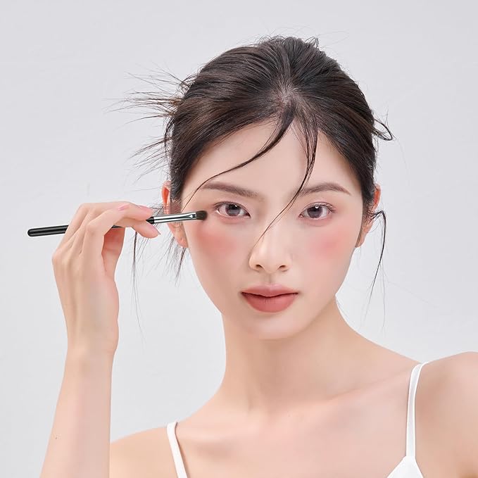 DUcare Eyeshadow Brushes Set 10pcs Eye Makeup Brushes Professional Eyeshadow Brush Set Travel Concealer Eyebrow Eyelash Eye Liners Blending