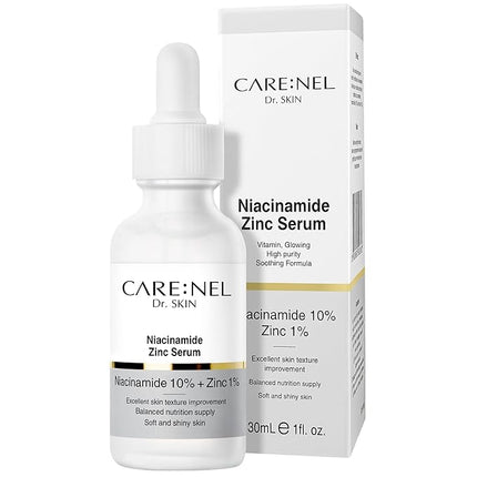 Korean Skin Care Serum Vitamin B, C Serum for Face - Niacinamide 10% Zinc 1% - K Beauty Hydrating Facial Serum - 1fl.oz.(30ml)