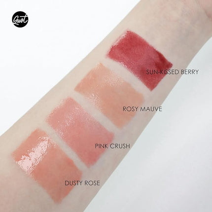 glowiest EFFORTLESS GLOW CAMELLIA MULTI-BALM (Sun-Kissed Berry, One size) - Korean Multi-Balm for Lips & Cheeks, Camellia Oil Glow Stick with Brush, Natural Dewy Look, Easy On-the-Go Makeup