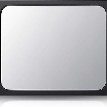 TASALON Unbreakable Hand Mirror with Double Handle - Large Handheld Barber Design for Hair and Beauty Salon - Durable Hand Held for Barbershop - Lightweight Haircut Mirror with Double Handgrip