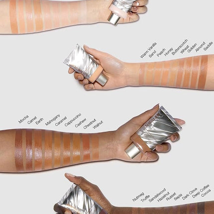 SHEGLAM Dew & Done Skin Tint with SPF20 Light-medium Coverage Foundation Evens Skin Tone-Warm Vanilla