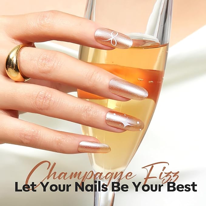 modelones Bronze Brown Nail Polish, 15 ml Metallic Brown Glitter Quick Dry Nail Lacquer Strengthener Long Last Shine Fingernail Toe Nail Art DIY Home Travel Manicure Gift for Women Girls 0.5 Fl Oz