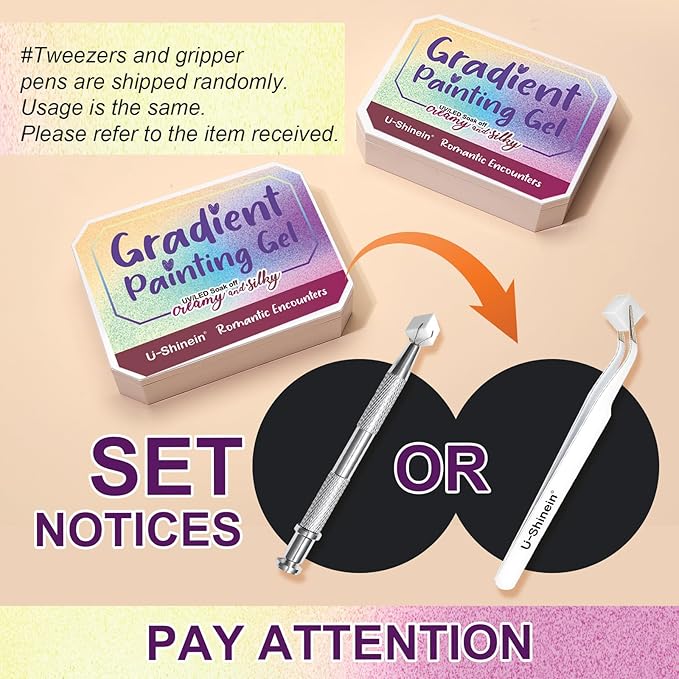 Gradient Painting Gel, 9 Colors Ombre Gel Nail Polish with Dark Red Light Blue Black&White Sponging for Pigment Pat Aura Nails French Manicure Soak Off UV Victorian Oddity