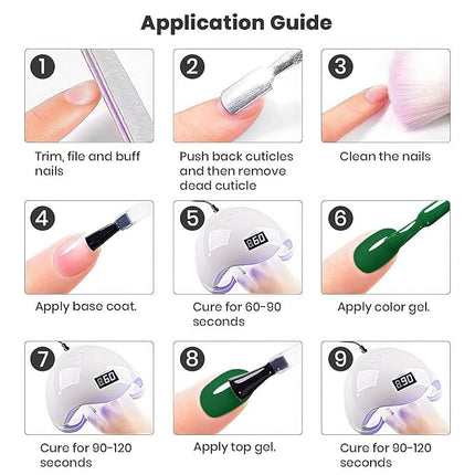 RARJSM Emerald Green Gel Nail Polish Emerald Gel Polish 1PCS 15ML Green GelNailPolish Soak off U V LED Curing Required Nail Art Manicure Salon DIY at Home GelNail Design