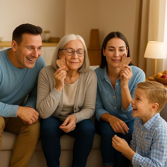 Gua Sha Tool for Face & Body: Face Massager Tool for Lymphatic Drainage - Jaw Lifting & Anti-Aging, Relieve Pain for Women Men Self Care Gift (Olive Wood)