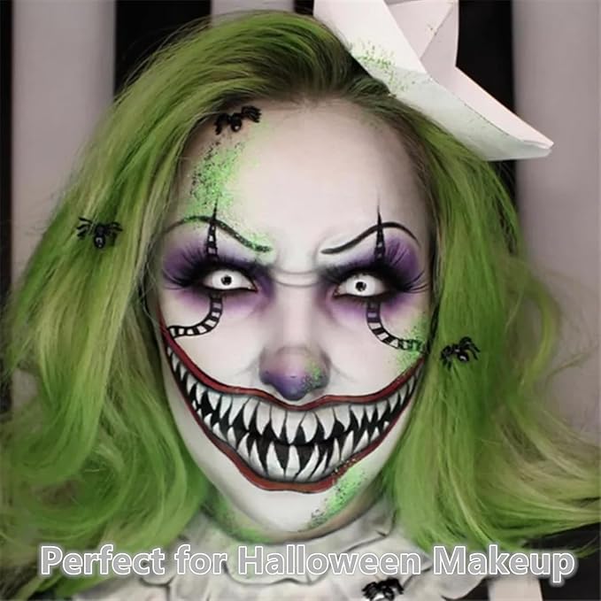 Go Ho Light Grey Face Paint Stick,Water Based Cream Gray Body Paint Washable,Face Paint Kit Full Coverage Oil-Free,Halloween Cosplay SFX Vampire Zombie Makeup