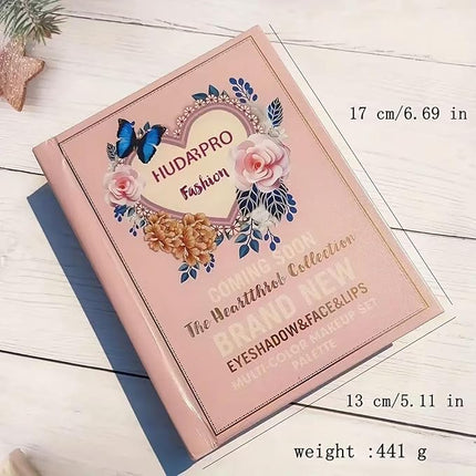 K'APEINE Foldable Makeup Palette, 5-in-1 Face, Eyes & Lips | Contour, Blush, Highlighter, Eyeshadow | Long-Lasting & Travel-Friendly Multipurpose Makeup Kit Eyeshadow Palette for Women